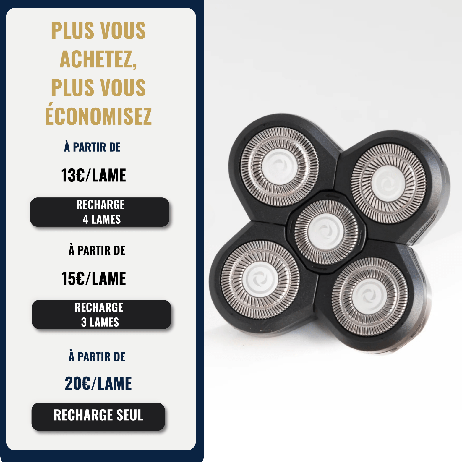 Recharge de Lames DRAVENCE - DRAVENCE